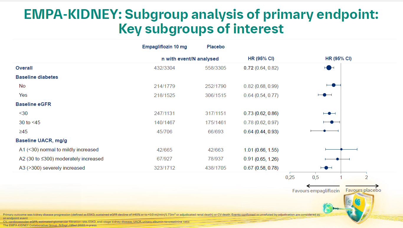 EMPA-Kidney Subgroup analysis