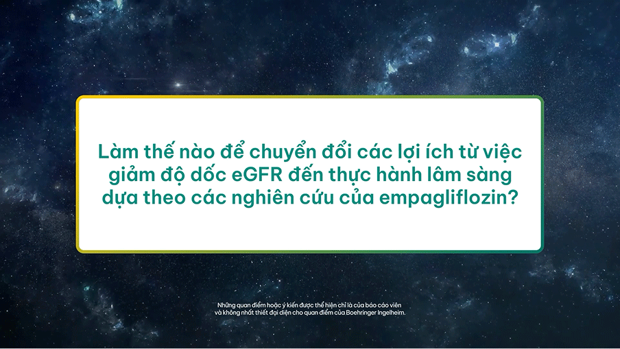 Sự suy giảm độ dốc eGFR ở ERO, EMPEROR và EMPA-KIDNEY